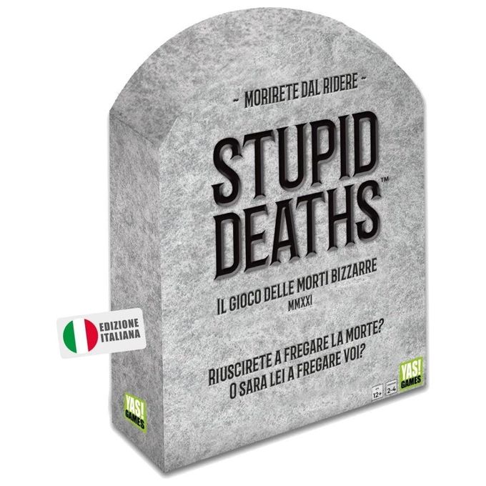 Rocco Giocattoli SD001 Stupid Deaths Gioco da Tavolo Strategico per...