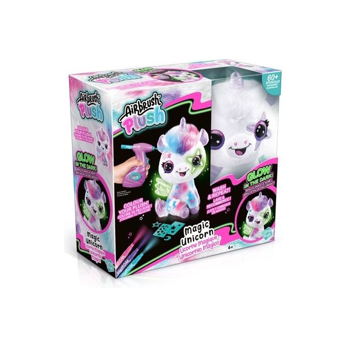 Image of Rocco Giocattoli Peluche Airbrush Plush Magic Unicorn