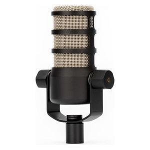 Rode PodMic Microfono Dinamico di Qualita' Broadcast con Supporto Oscillante Integrato per Podcasting