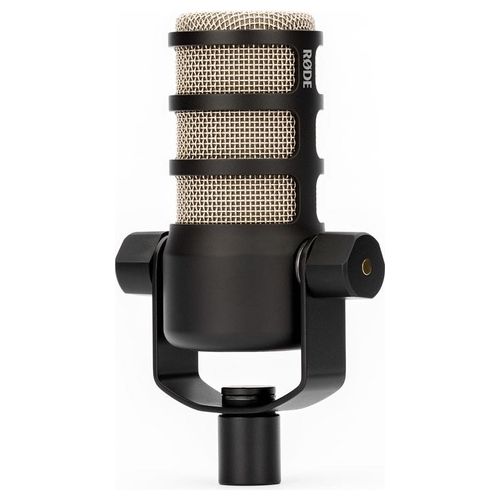 Rode PodMic Microfono Dinamico di Qualita' Broadcast con Supporto Oscillante Integrato per Podcasting
