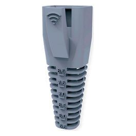 Cappucci di Protezione RJ45 Tagliabili Grigio - 10 Pezzi