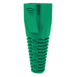 Cappuccio di Protezione RJ45 Tagliabile Verde (10 Pezzi)