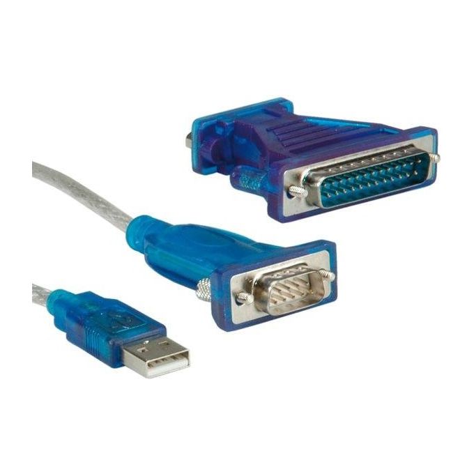Roline Cavo Convertitore Usb a Seriale M-M 1.8mt