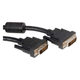Roline, Cavo Monitor DVI-D, 1 m, ST-ST, Nero