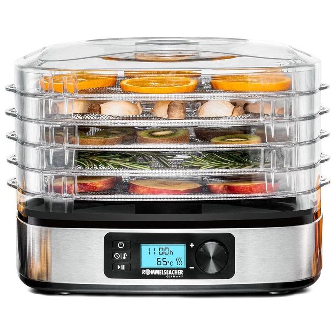 Image of Rommelsbacher DA 350 Essicatore Stainless Steel Nero-Argento