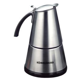 EKO 364/E Boccale per Moka Elettrico 4 Tazze Acciaio Inossidabile