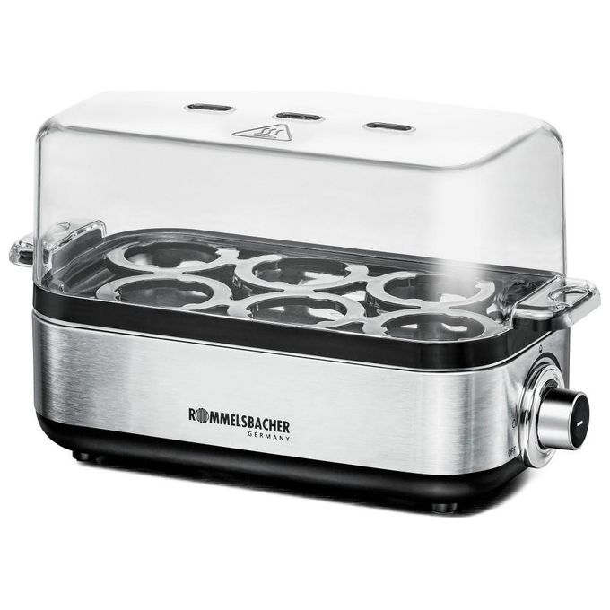 Image of Rommelsbacher ER 600 Cuociuova Acciaio Inox-Nero