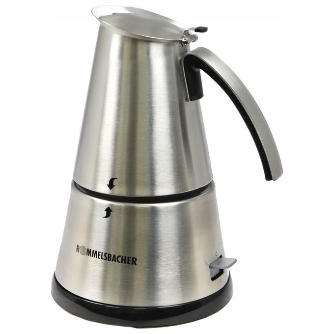 Image of Rommelsbacher Espresso Maker deLuxe Acciaio Inox EKO366-E