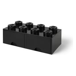 Contenitore Lego Brick Cassetto 8 Black