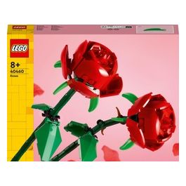 Creator 40460 Rose Set Fiori Finti Compatibile con Bouquet di Fiori Artificiali, Regalo di San Valentino per Lei o Lui