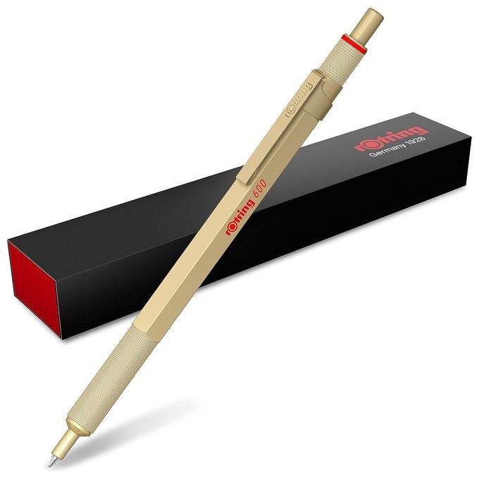 Rotring 600 Penna a Sfera Oro Metallic