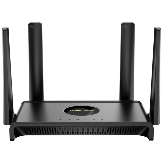 Reyee RG-EW300T Router 4G SOHO 4 porte Ethernet Fast Ethernet Wi-Fi 4 2.4 GHz Micro-SIM Plug and Play colore Nero