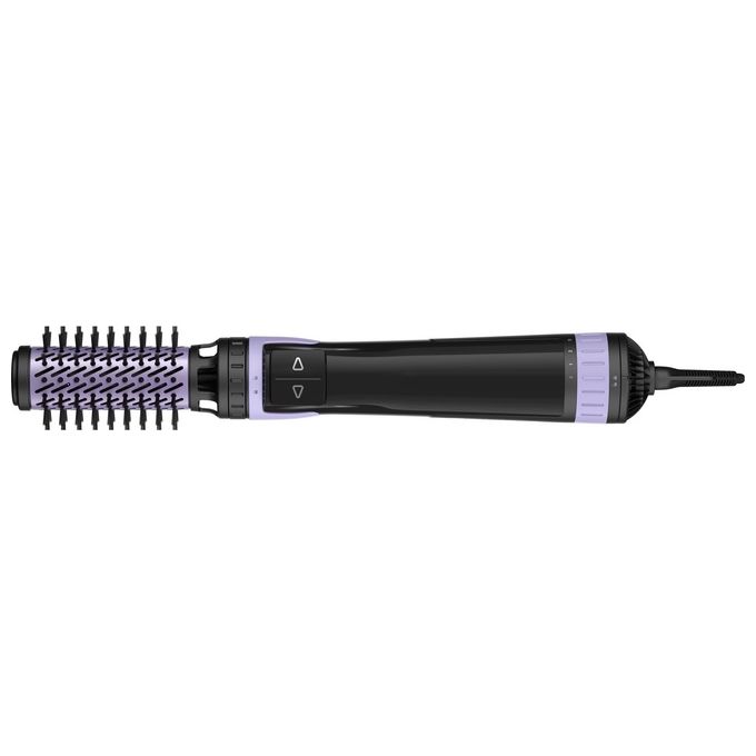 Rowenta Brush Activ Spazzola ad Aria Calda Caldo Nero-Viola 1000W 1.8mt