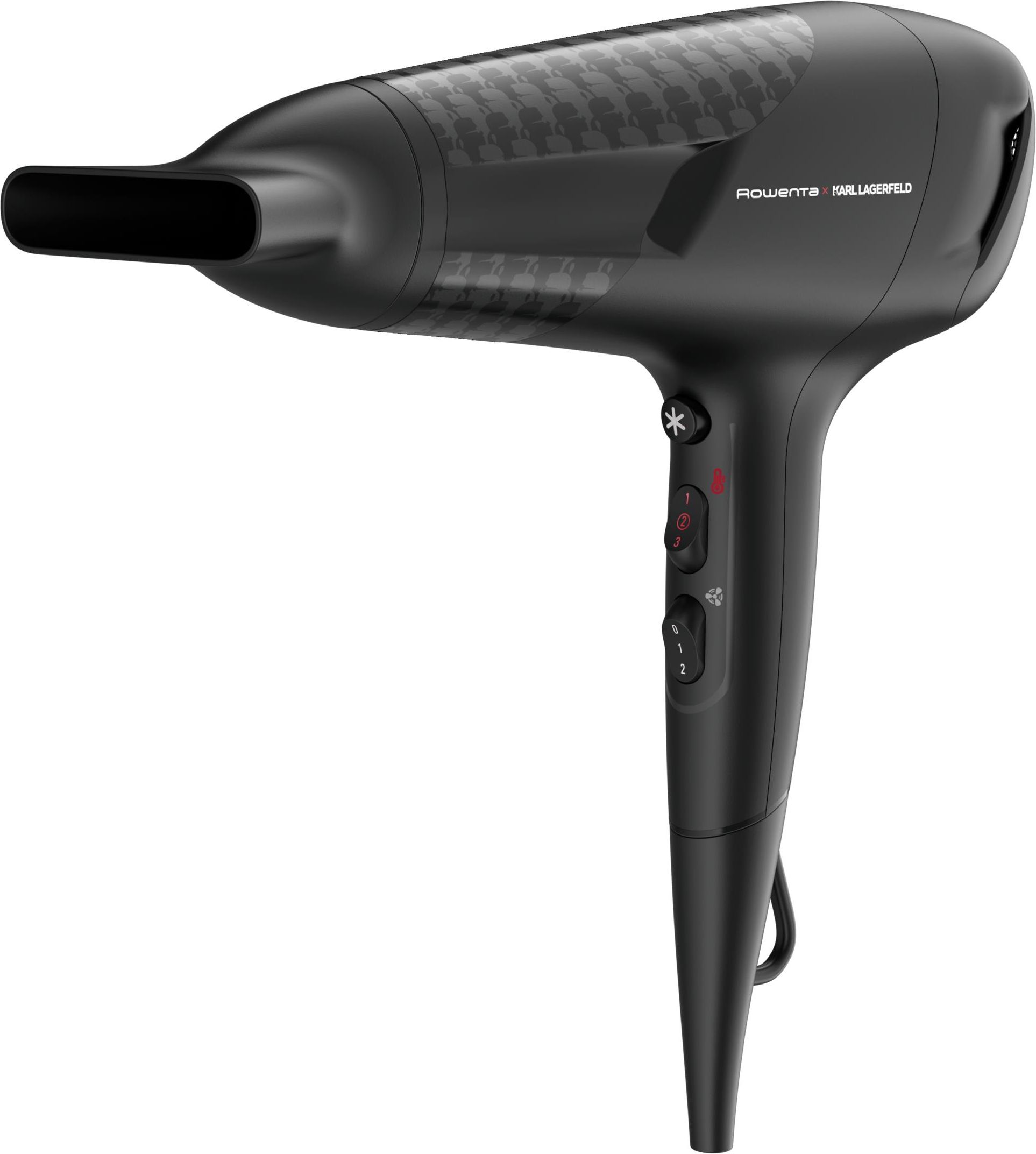 Rowenta CV581LF0 X Karl Lagerfeld Studio Dry Asciugacapelli 2300W Nero
