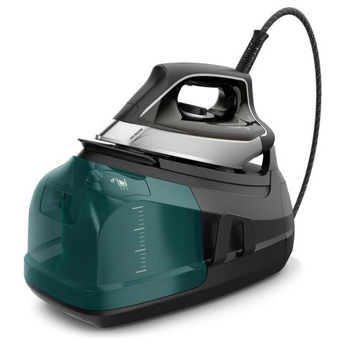 DG8627 Ferro da Stiro con Caldaia a Vapore Professionale Potenza 2400 Watt Funzione Vapore Verticale colore Nero e Verde