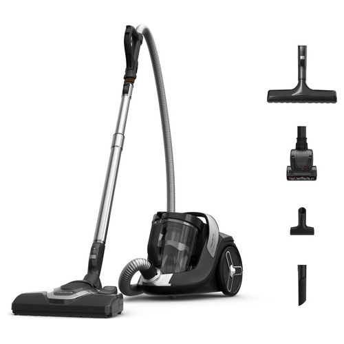 RO7C66 Green Force Cyclonic Aspirapolvere a Traino Senza Sacco 2,5 L 500 W 66 dB colore Nero Grigio