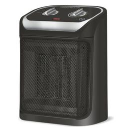 Mini Excel Interno Nero 1800W Riscaldatore Ambiente Elettrico con Ventilatore