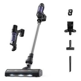 RH6A35 Aspirapolvere Senza Filo Ciclonico Aspirapolvere Senza Sacco Potenza 140 Watt colore Viola e Argento