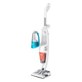 RY8534WH Clean & Steam Multi Scopa Lavapavimenti con Filo a Vapore con Funzione Aspirazione Senza Sacchetto Pulizia a Secco/Bagnato Capacita' 0,5 Litri 1700 W Bianco