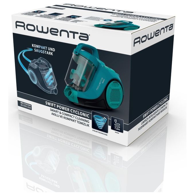 Rowenta Swift Power Cyclonic RO2917 - Aspirapolvere Senza Sacchetto 900W, Serbatoio Facile - Foto 11
