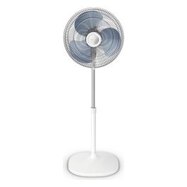 Rowenta VU4410 Essential + Stand Ventilatore a Piantana Regolabile 55 W 3 Velocita' 130 cm Bianco