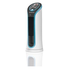 Rowenta VU6210 Eole Compact Ventilatore a Torre 30 W 3 Velocita' 14 cm Nero/Blu