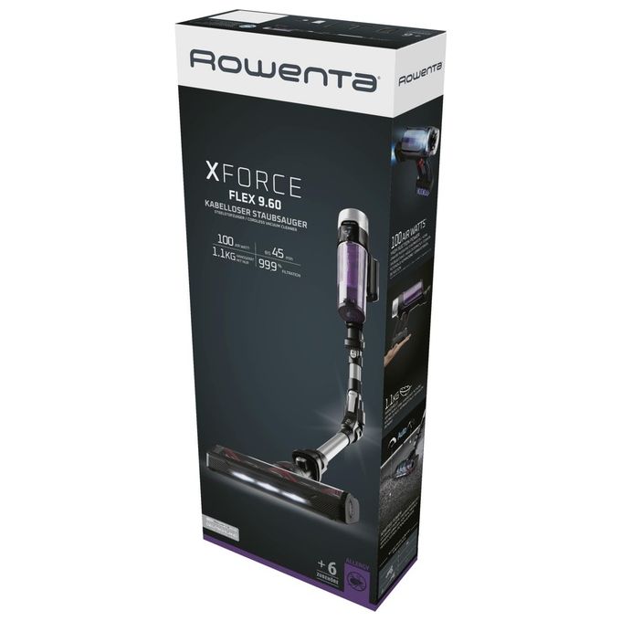 Rowenta X-Force Flex 9.60 RH2037WO Scopa Elettrica Senza