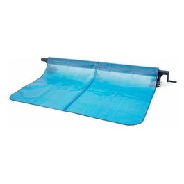 Rullo Per Copertura Solare per Piscine 274-488 cm Alluminio e PVC Grigio Intex