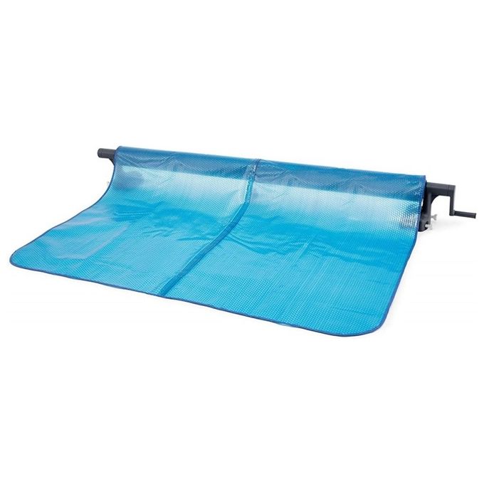 Image of Rullo Per Copertura Solare per Piscine 274-488 cm Alluminio e PVC Grigio Intex