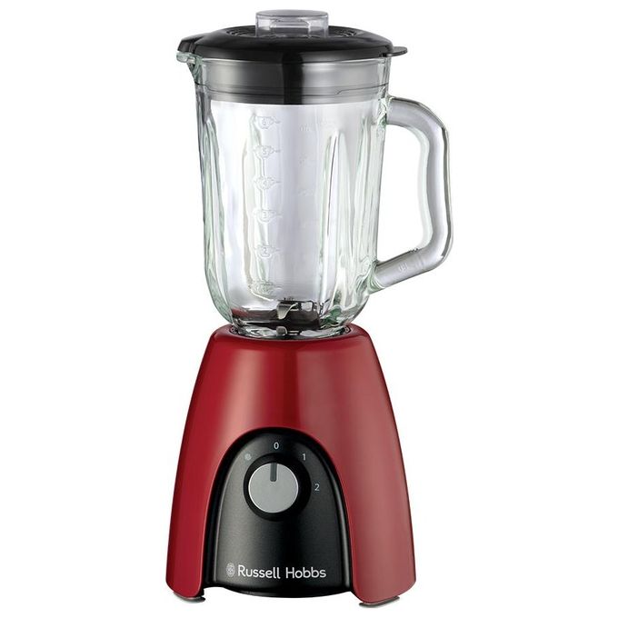 Image of Russell Hobbs 27120-56 Frullatore con Bicchiere Capacita' 1.5 Litri Potenza 650 Watt 2 Velocita' colore Rosso e Nero
