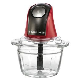 27130-56 Tritatutto Tritaverdure Elettrico Capacità 0.5 Litri Potenza 200 Watt colore Rosso e Nero