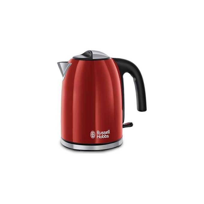 Russell Hobbs Bollitore Colours Plus 2400W Flame Rosso