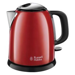 Russell Hobbs Bollitore Compatto Colours Plus 1 Litro Filtro Anticalcare 2400W Rosso