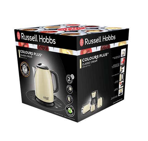 Russell Hobbs Bollitore Elettrico 1 Litro Crema 2400W