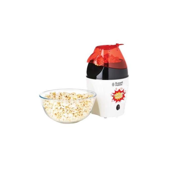 Macchina popcorn 1200 W, bianca