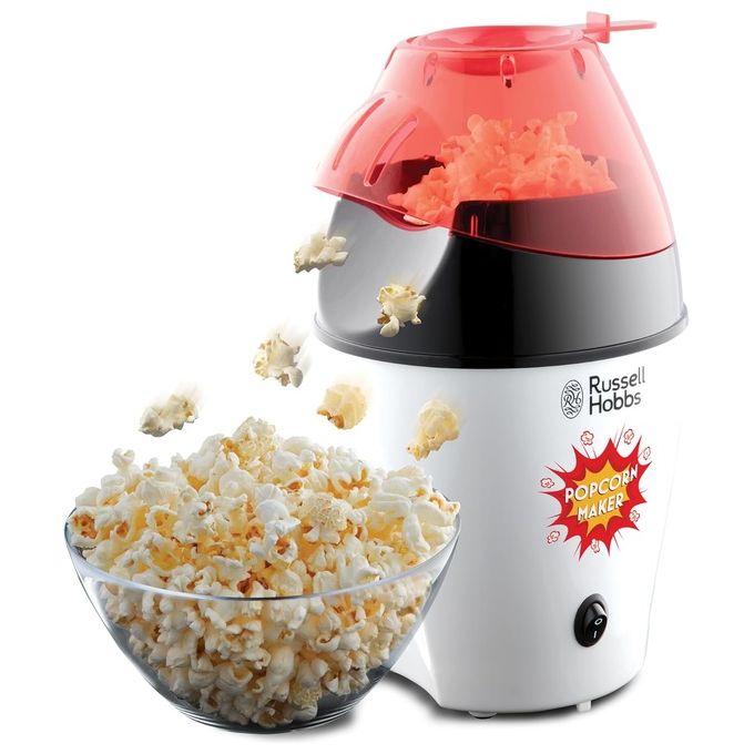 Russell Hobbs Fiesta Macchina per Popcorn 1200W Nero/Bianco