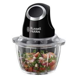 Mini Tritatutto Matte Nero Lama Multiuso in Acciaio Inox 200W 1 Litro