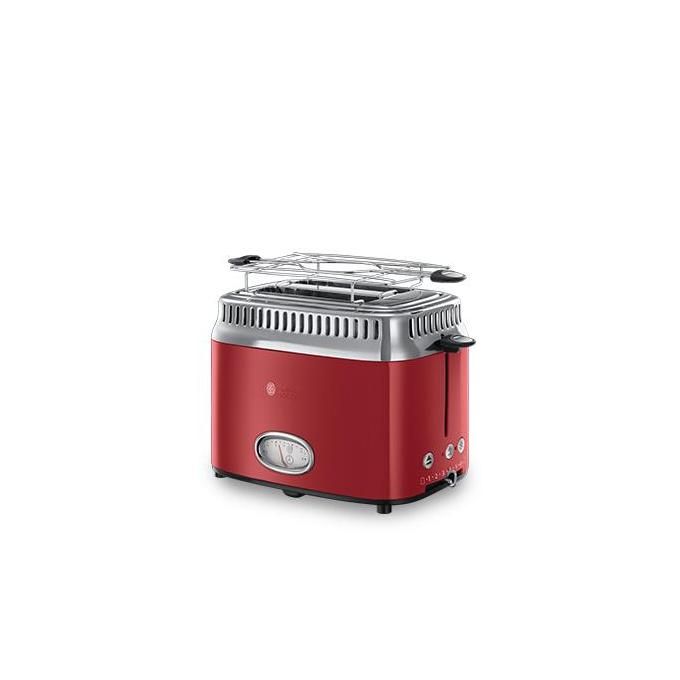 Russell Hobbs Textures Red Tostapane 850 W Rosso 