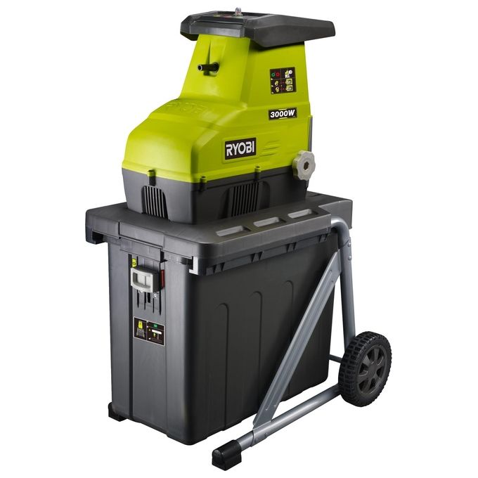 Ryobi Rsh3045U Biotrituratotre In Metallo Con Motore Silenzioso 3000 W
