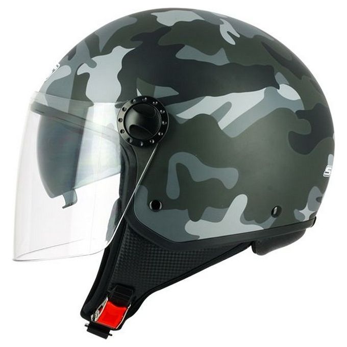 S-Line Casco Demi-Jet S706 L Camouflace Ice