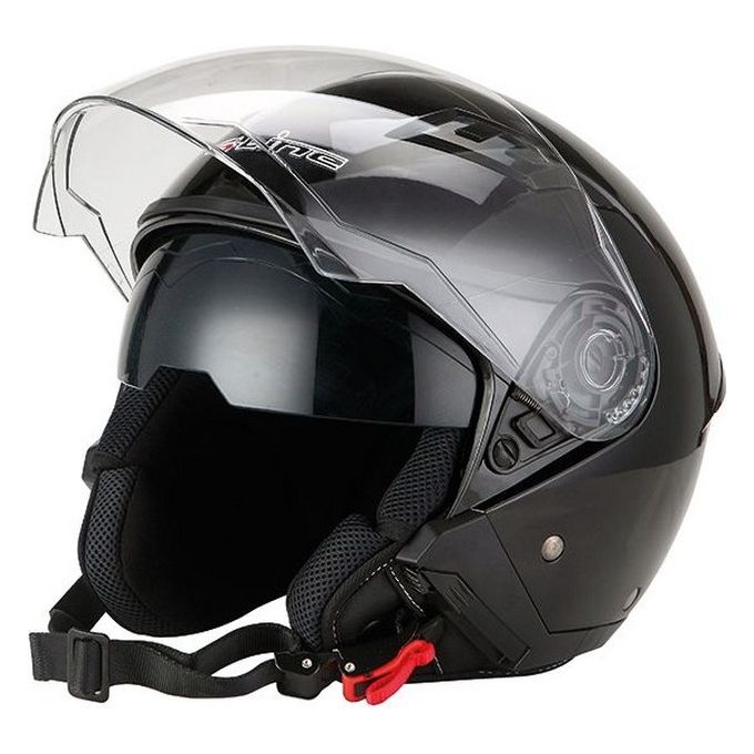 S-Line Casco Demi Jet S760 L Nero Lucido