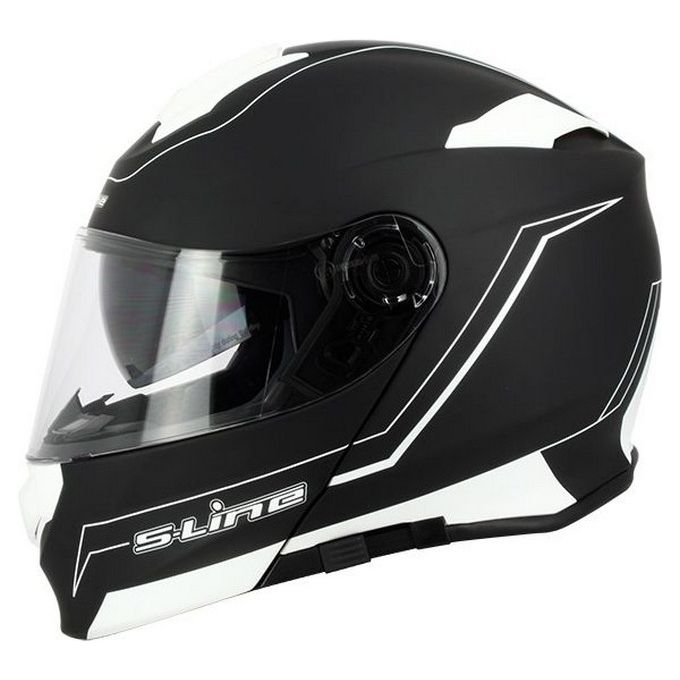 S-Line Casco Modulare S550 XL Nero-Bianco