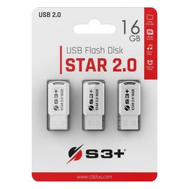 S3 S3PD2016R3 Pendrive Tripack 16Gb S3pd2016r3