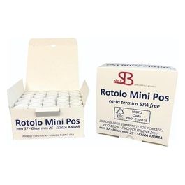 Confezione 25 Mini Pos Termica 57mm