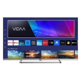 SA40Q89VDA Smart TV 40 Pollici Full HD Display QLED Sistema Vidaa Dolby Audio Classe E Wi-Fi colore Grigio
