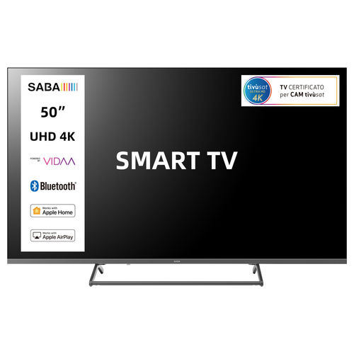 SA50KM10VDA Smart Tv Led 4K Ultra HD 50 Pollici Sistema VIDAA HDR Tivùsat