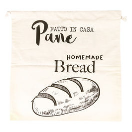 Sacchetto Pane/Bread 100% cotone 43,5 x43 cm, Idee