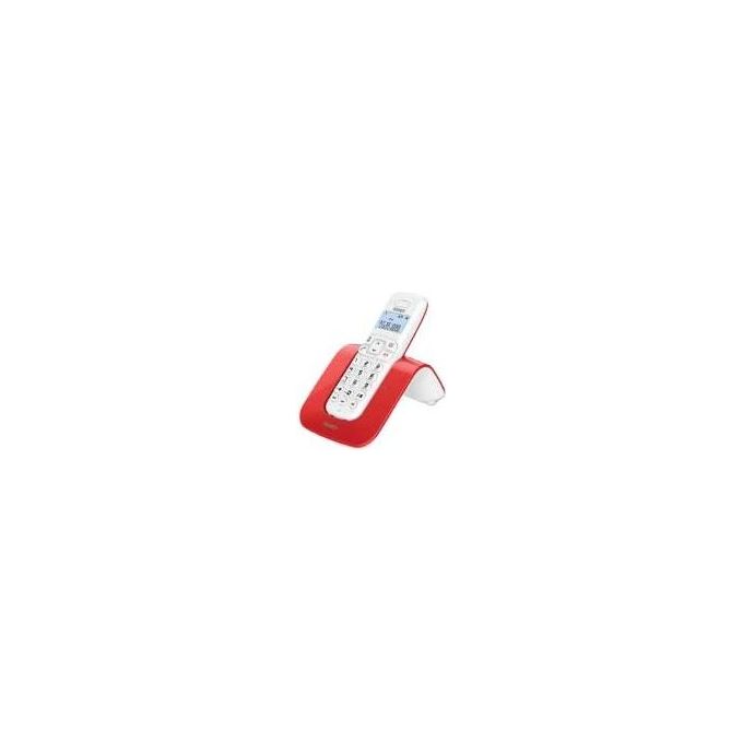 Saiet Slide Telefono Cordless Rosso/Bianco