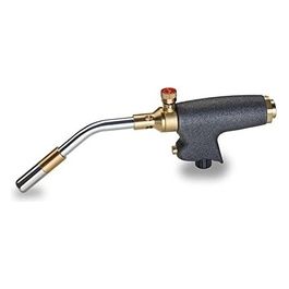 Saldatore professionale con corpo in alluminio e fiamma turbo M,  con attacco europeo 7/16