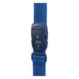 Luggage Strap Tsa Lock Blu